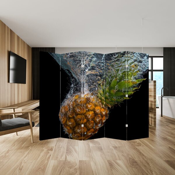 Paravan - Ananas u vodi (210x170 cm)