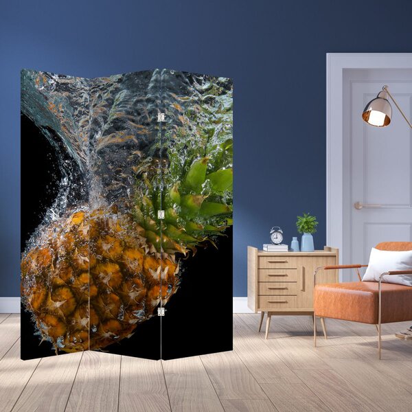 Paravan - Ananas u vodi (126x170 cm)