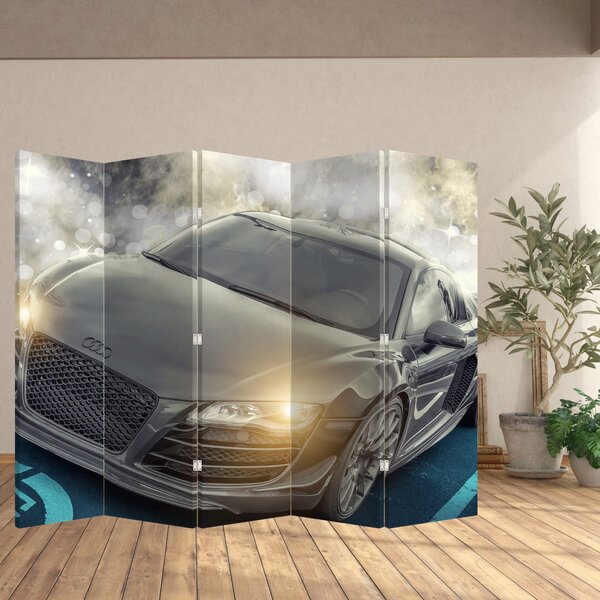 Paravan - Auto Audi - sivi (210x170 cm)