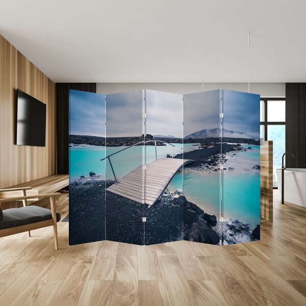Paravan - Drveni most (210x170 cm)