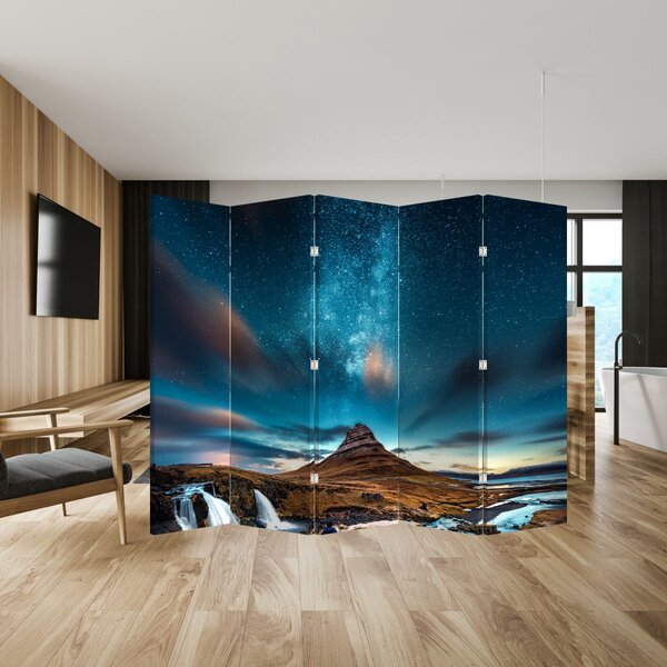 Paravan - Plava mliječna staza (210x170 cm)