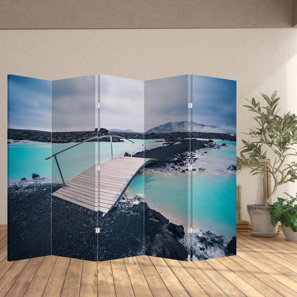 Paravan - Drveni most (210x170 cm)