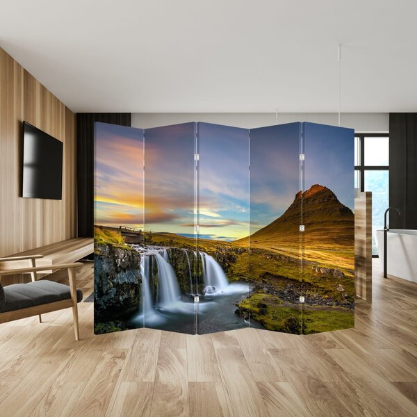 Paravan - planina i vodopadi na Islandu (210x170 cm)