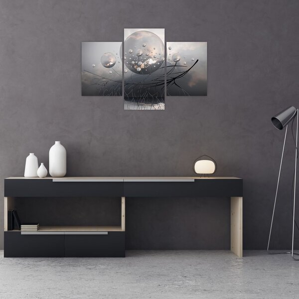 Slika apstraktnih kugli (90x60 cm)
