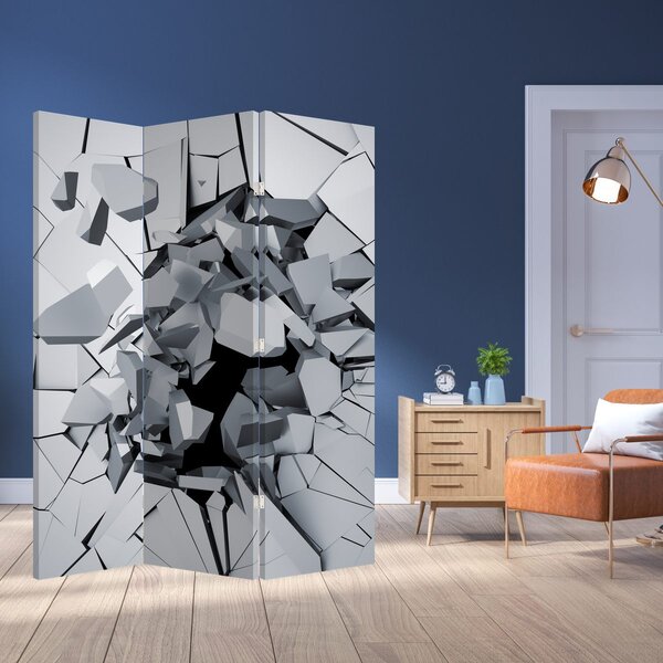 Paravan - 3D apstrakcija (126x170 cm)
