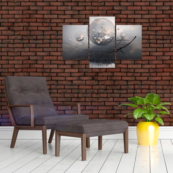 Slika apstraktnih kugli (90x60 cm)