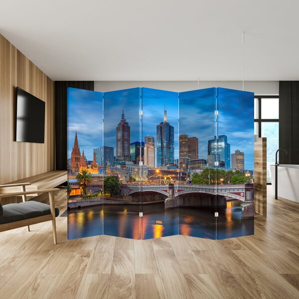 Paravan - Grad Melbourne (210x170 cm)
