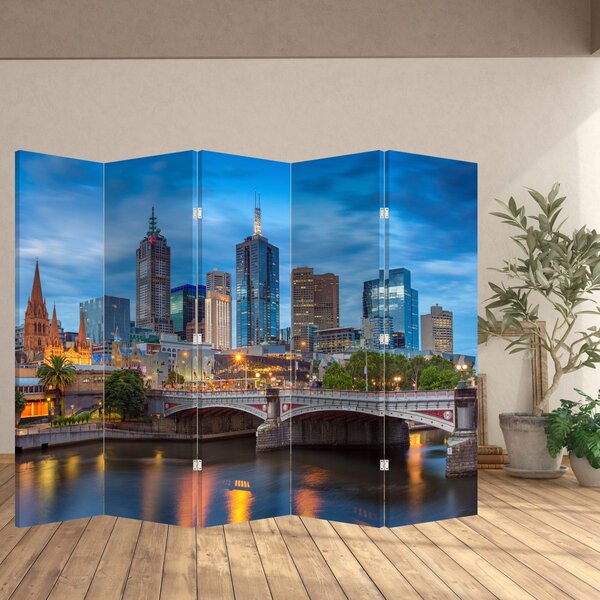 Paravan - Grad Melbourne (210x170 cm)