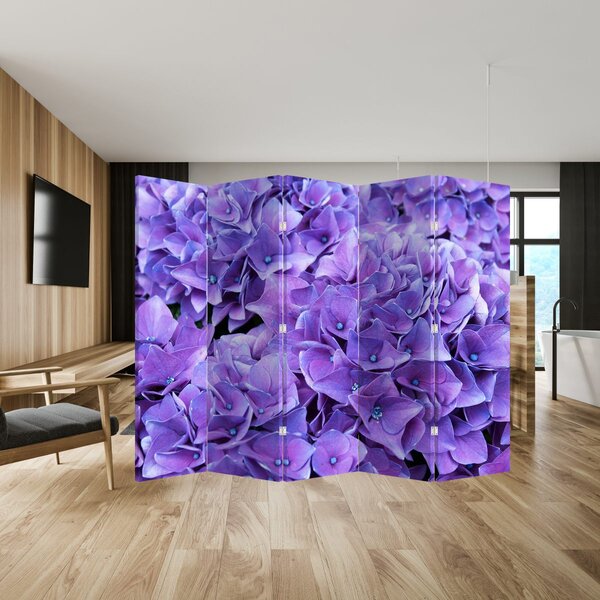 Paravan - Ljubičasti cvijet (210x170 cm)