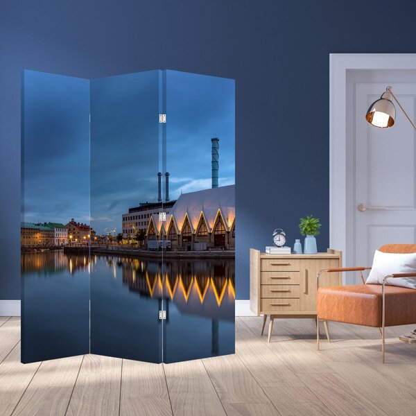 Paravan - Vodeni kanal - Göteborg (126x170 cm)