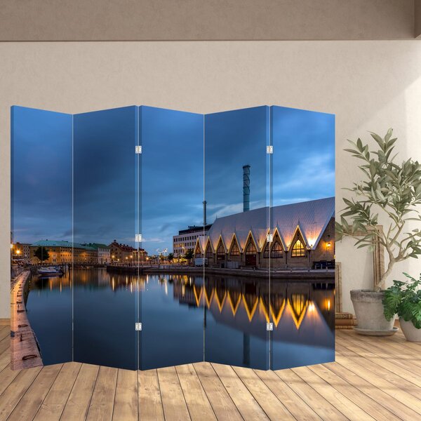 Paravan - Vodeni kanal - Göteborg (210x170 cm)