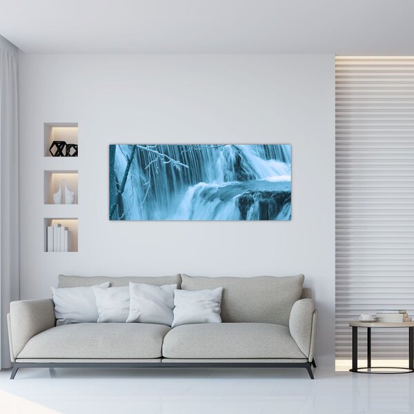 Slika - ledeni slapovi (120x50 cm)