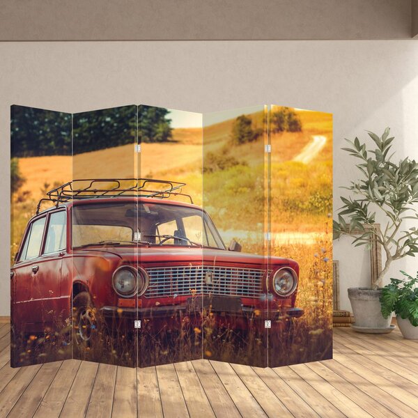 Paravan - Auto u polju (210x170 cm)
