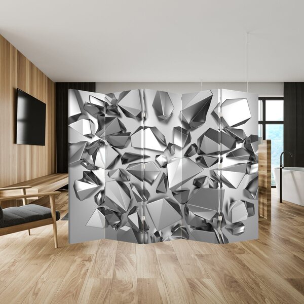 Paravan - 3D apstrakcija (210x170 cm)