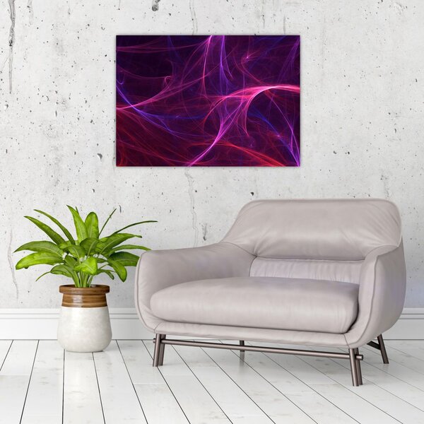 Apstraktna slika krivulja (70x50 cm)