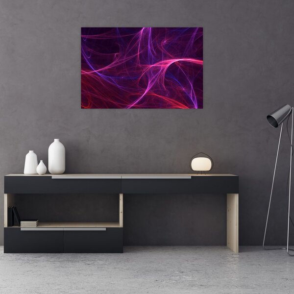 Apstraktna slika krivulja (90x60 cm)