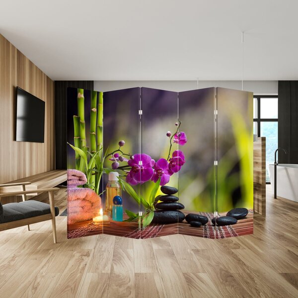 Paravan - Spa i kamenje (210x170 cm)