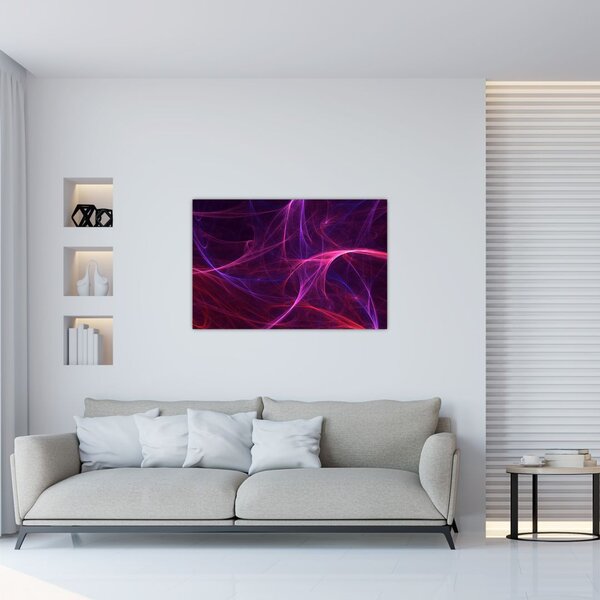 Apstraktna slika krivulja (90x60 cm)