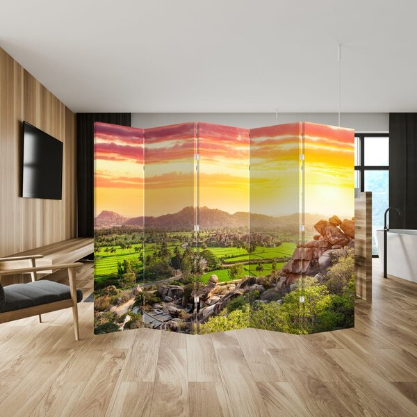Paravan - dolina Hampi u Indiji (210x170 cm)