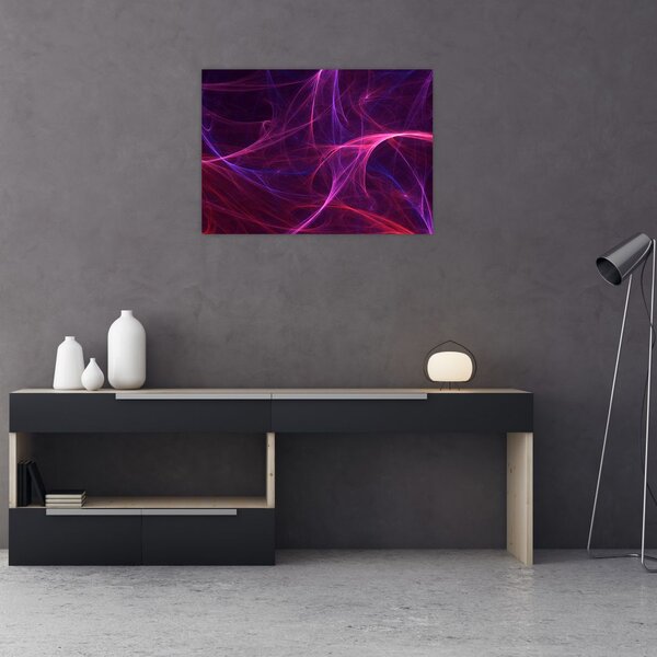 Apstraktna slika krivulja (70x50 cm)