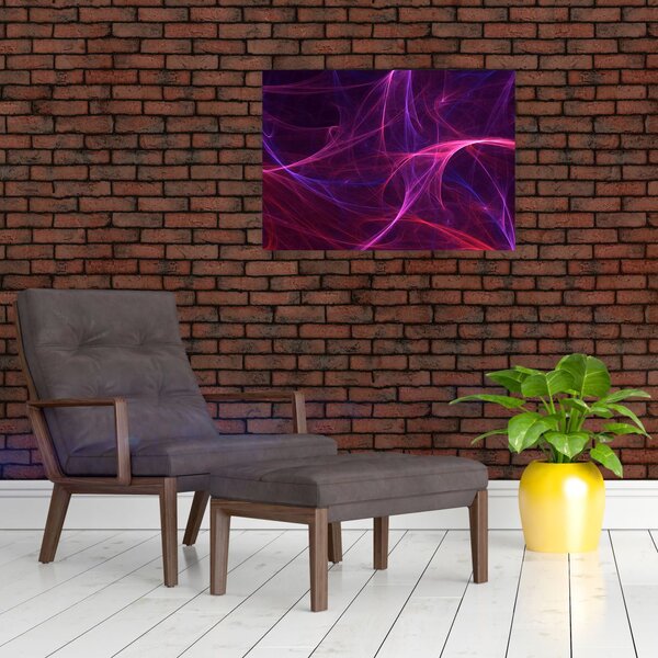 Apstraktna slika krivulja (70x50 cm)