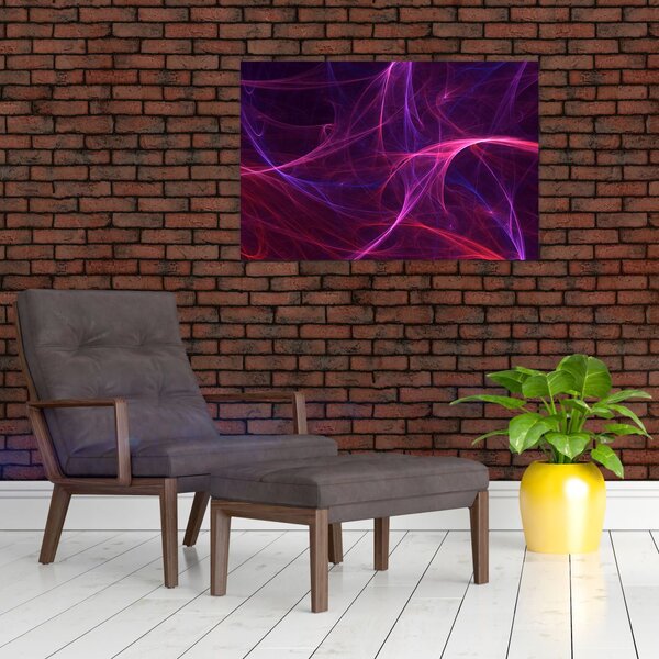 Apstraktna slika krivulja (90x60 cm)