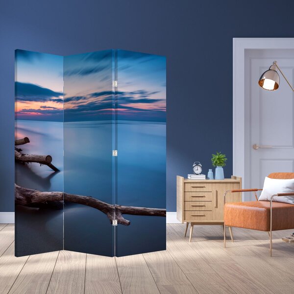 Paravan - Plaža u zalasku sunca (126x170 cm)