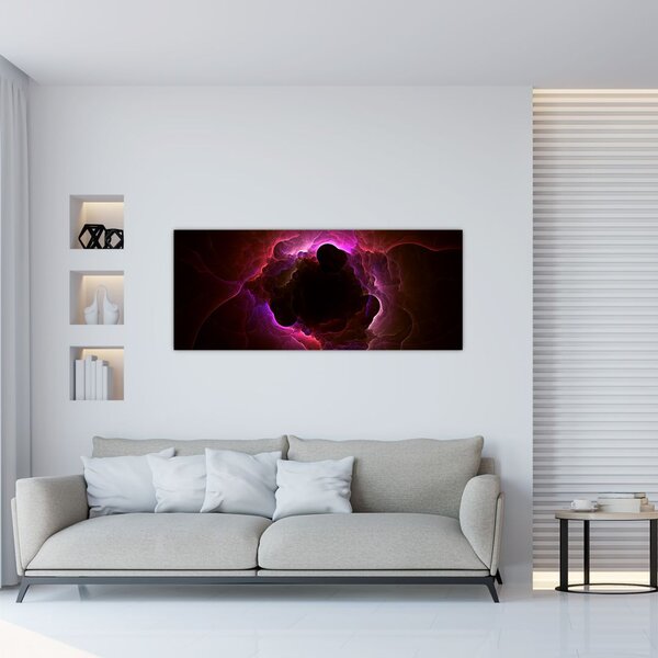 Slika - apstrakcija oblaka (120x50 cm)