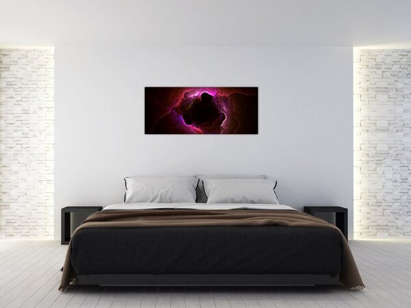 Slika - apstrakcija oblaka (120x50 cm)