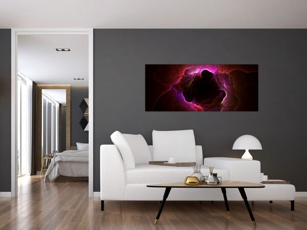 Slika - apstrakcija oblaka (120x50 cm)