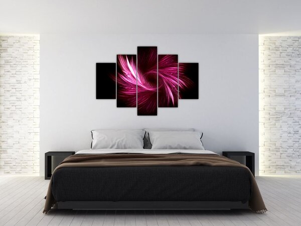 Slika - ružičasta apstrakcija (150x105 cm)