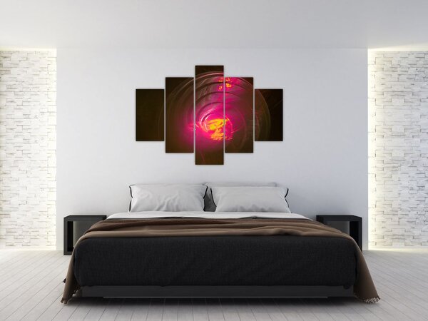 Slika - spiralna apstrakcija (150x105 cm)