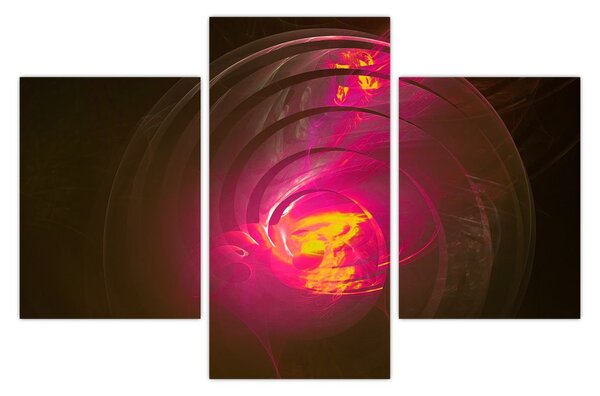 Slika - spiralna apstrakcija (90x60 cm)