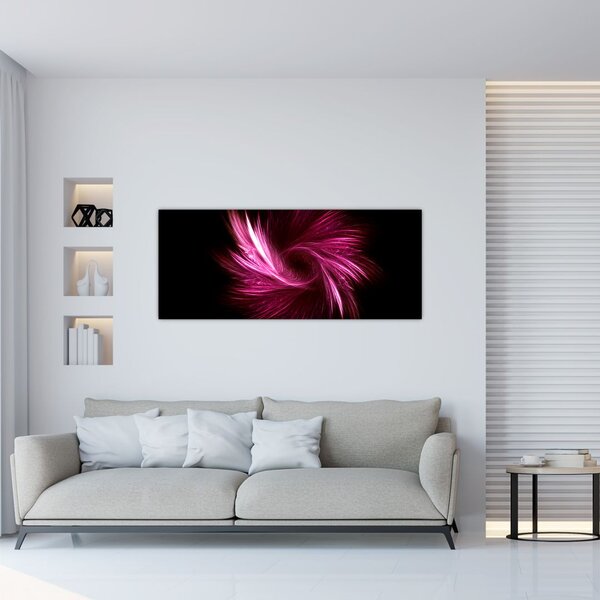 Slika - ružičasta apstrakcija (120x50 cm)