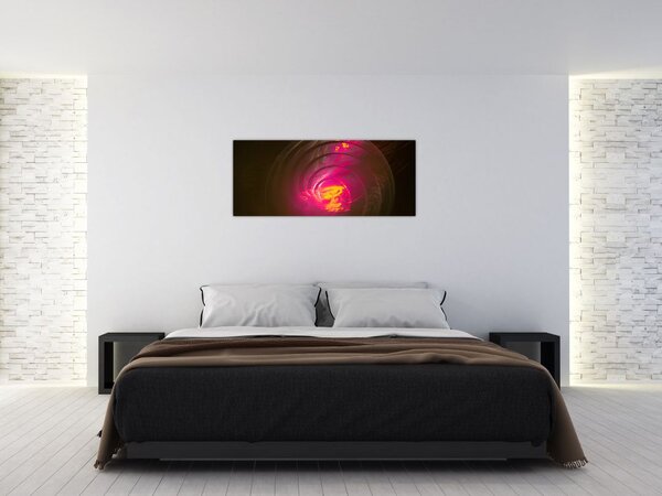 Slika - spiralna apstrakcija (120x50 cm)