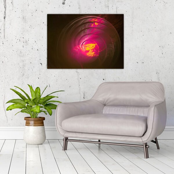 Slika - spiralna apstrakcija (70x50 cm)