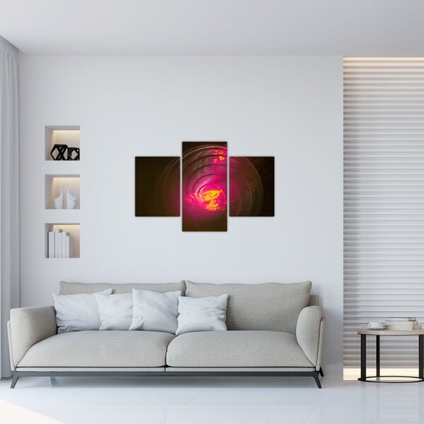 Slika - spiralna apstrakcija (90x60 cm)