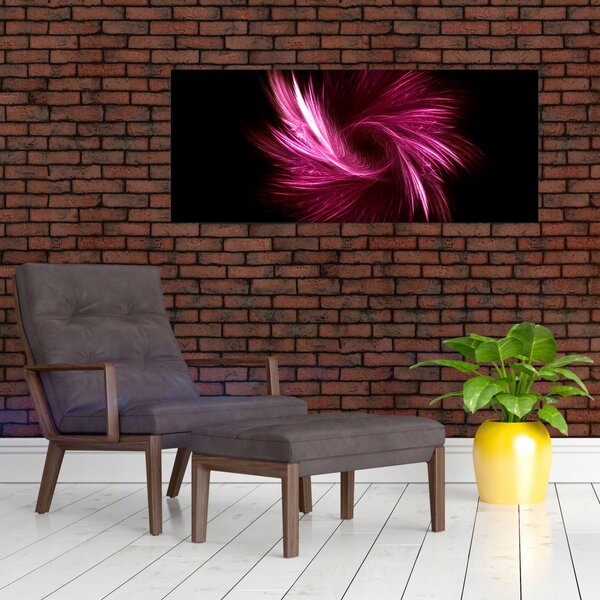 Slika - ružičasta apstrakcija (120x50 cm)