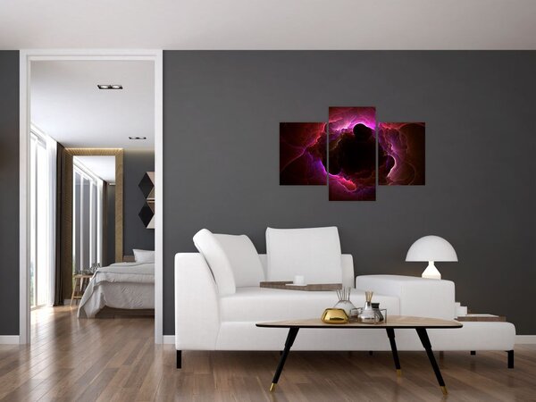 Slika - apstrakcija oblaka (90x60 cm)