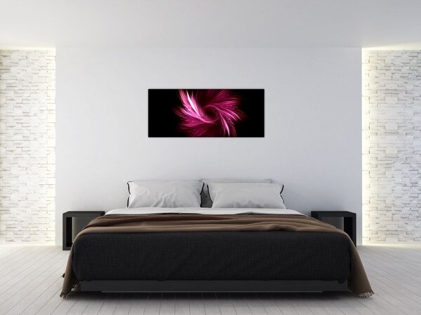 Slika - ružičasta apstrakcija (120x50 cm)