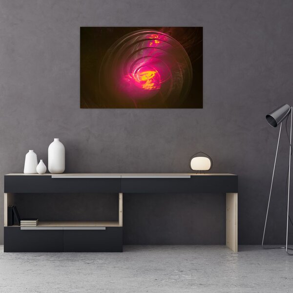 Slika - spiralna apstrakcija (90x60 cm)