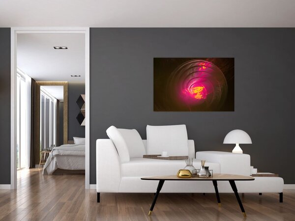 Slika - spiralna apstrakcija (90x60 cm)