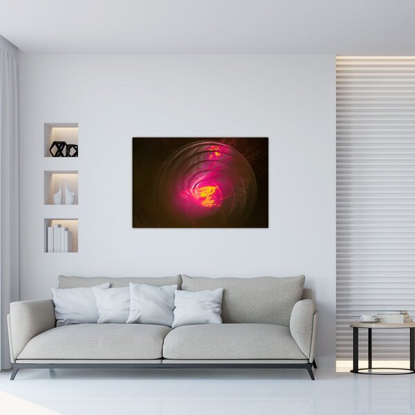 Slika - spiralna apstrakcija (90x60 cm)