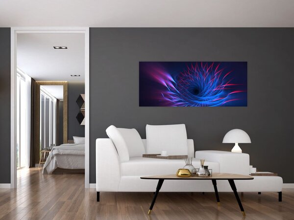 Slika - apstrakcija cvijeta (120x50 cm)