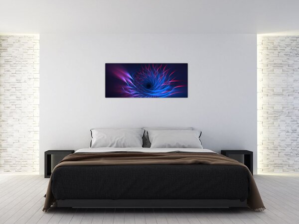 Slika - apstrakcija cvijeta (120x50 cm)