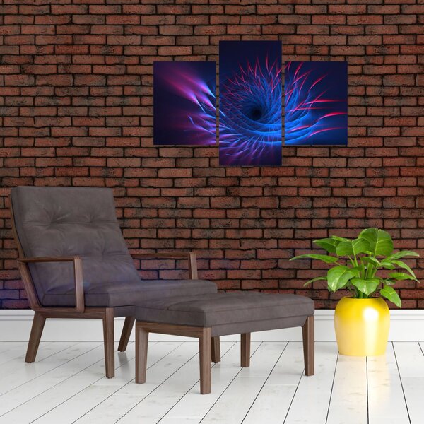 Slika - apstrakcija cvijeta (90x60 cm)