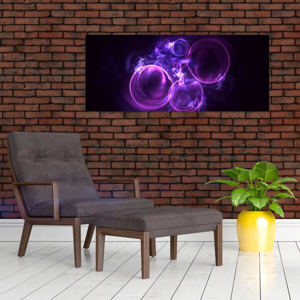 Apstraktna slika mjehurića (120x50 cm)