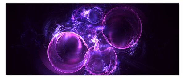 Apstraktna slika mjehurića (120x50 cm)