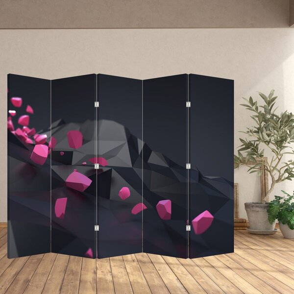 Paravan - 3D apstrakcija (210x170 cm)