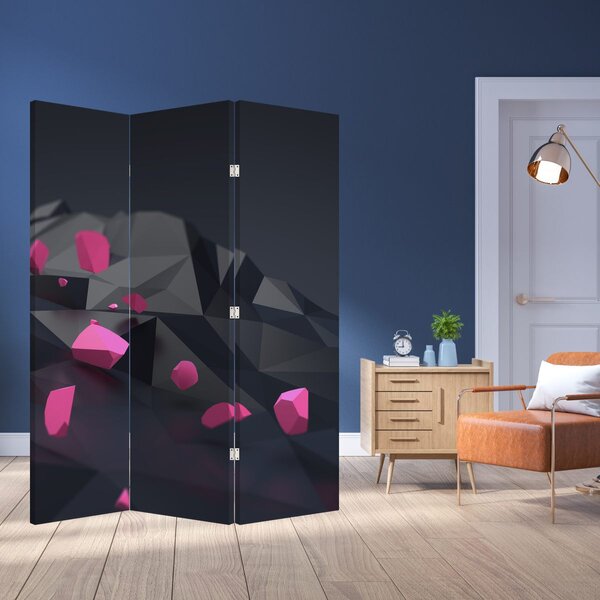 Paravan - 3D apstrakcija (126x170 cm)